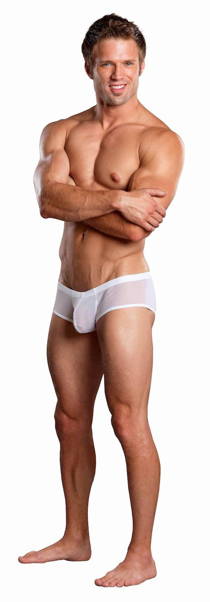MPPAK885 Malepower Micro Mini Pouch Short - White White