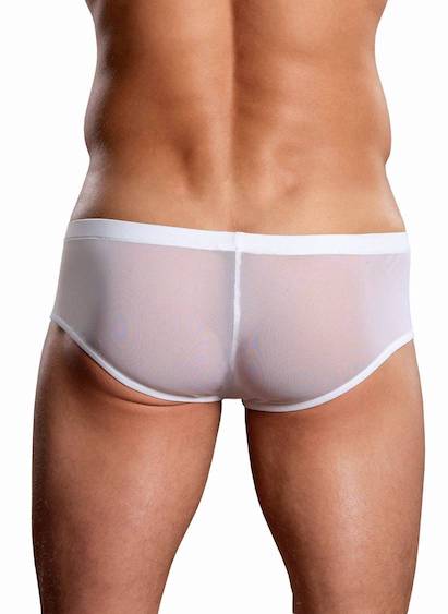 MPPAK885 Malepower Micro Mini Pouch Short - White