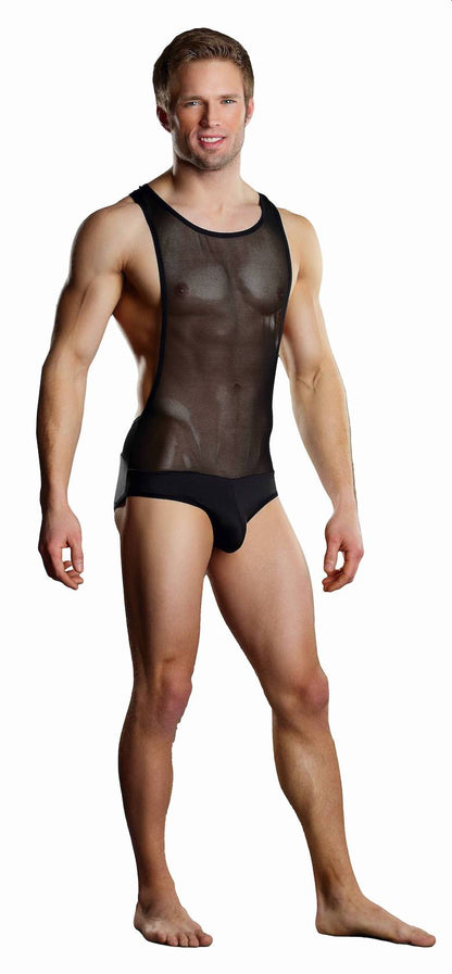 MPPAK890 Malepower Singlet - Black Small Medium Black