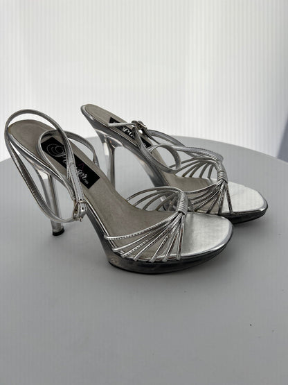 VOGUE-20 Pleaser Slv/Clr High Heel Alternative Footwear Discontinued Sale Stock