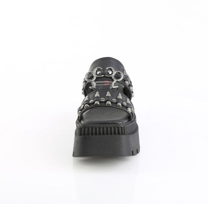 WRATH-08 Demonia Cult Black 3.3 Inch Alternative Women's Sandals