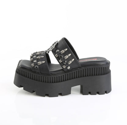 WRATH-08 Demonia Cult Black 3.3 Inch Alternative Women's Sandals