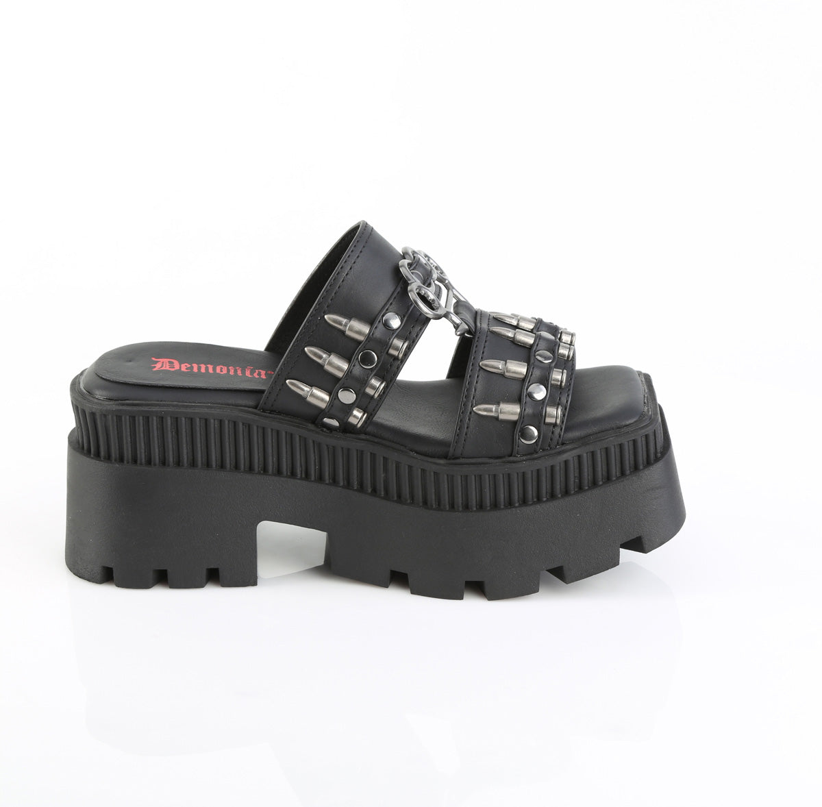 WRATH-08 Demonia Cult Black 3.3 Inch Alternative Women's Sandals