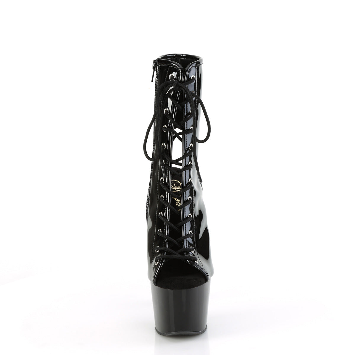 ADORE-1016 Pleaser Black 7 Inch Exotic Dancing Ankle Boots