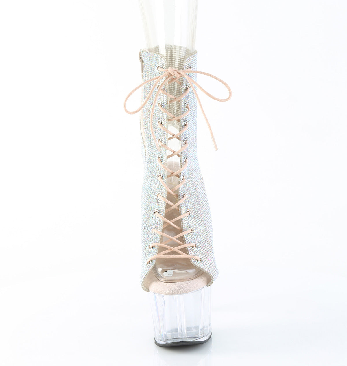 adore 1016c rs pleaser footwear silver