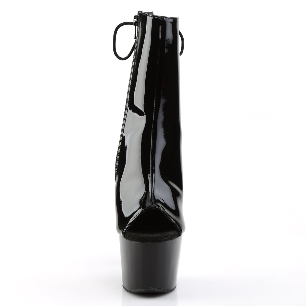 ADORE-1018 Pleaser Black 7 Inch Pole Dancing Ankle Boots
