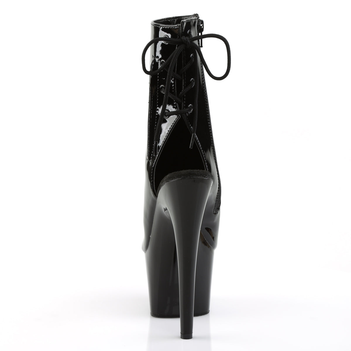 ADORE-1018 Pleaser Black 7 Inch Pole Dancing Ankle Boots