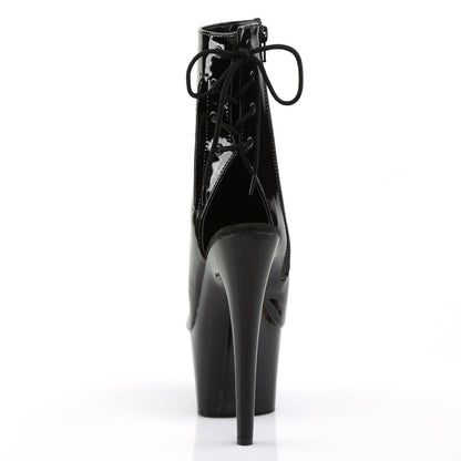 ADORE-1018 Pleaser Black 7 Inch Pole Dancing Ankle Boots