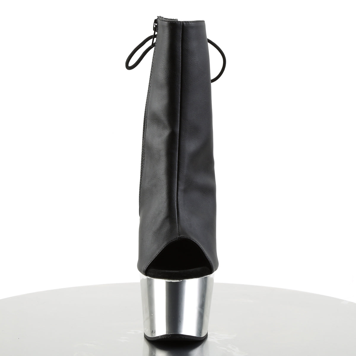 ADORE-1018 Pleaser Black 7 Inch Pole Dance Ankle Boots