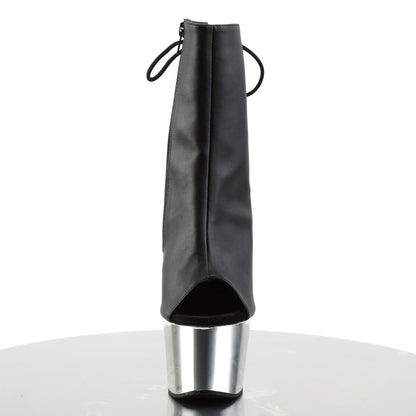 ADORE-1018 Pleaser Black 7 Inch Pole Dance Ankle Boots
