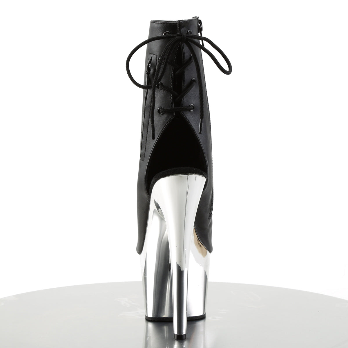ADORE-1018 Pleaser Black 7 Inch Pole Dance Ankle Boots