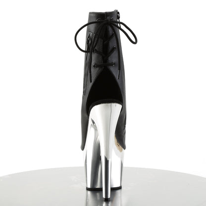 ADORE-1018 Pleaser Black 7 Inch Pole Dance Ankle Boots