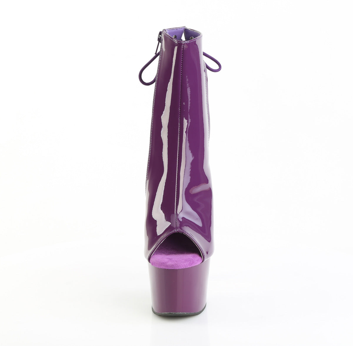 ADORE-1018 Pleaser Purple 7 Inch Strippers Ankle Boots