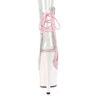 ADORE-1018C Pleaser Opal Glitter 7 Inch Exotic Dance Ankle Boots