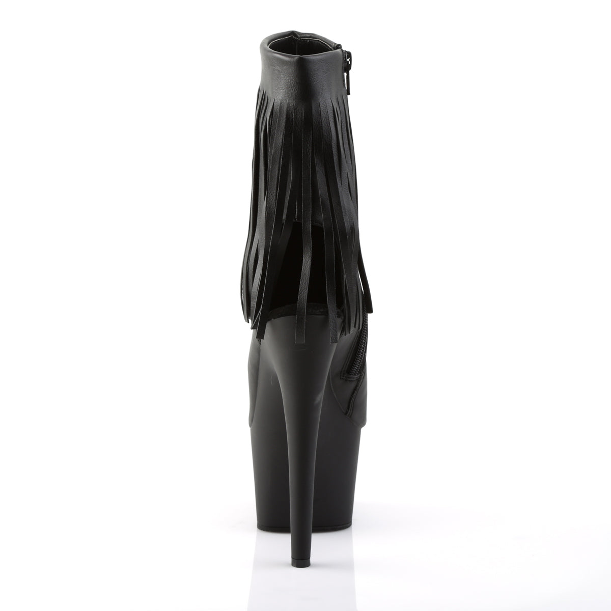 ADORE-1019 Pleaser Black 7 Inch Pole Dancing Ankle Boots