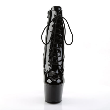 ADORE-1020 Pleaser Black 7 Inch Exotic Dance Ankle Boots