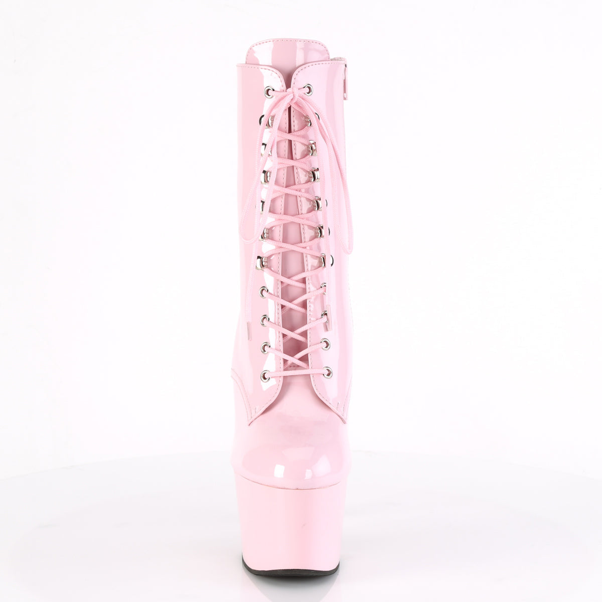 ADORE-1020 Pleaser Baby Pink 7 Inch Glamour Ankle Boots