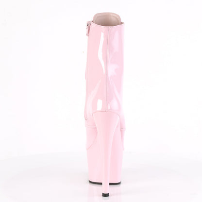 ADORE-1020 Pleaser Baby Pink 7 Inch Glamour Ankle Boots