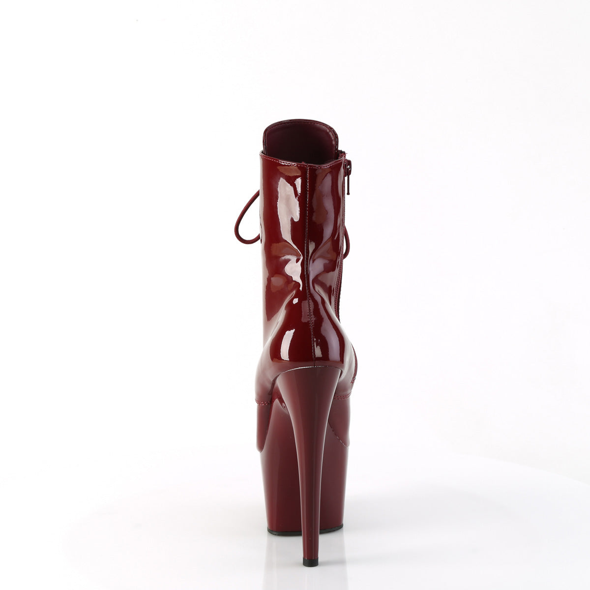 ADORE-1020 Pleaser Burgundy 7 Inch Exotic Dancing Ankle Boots