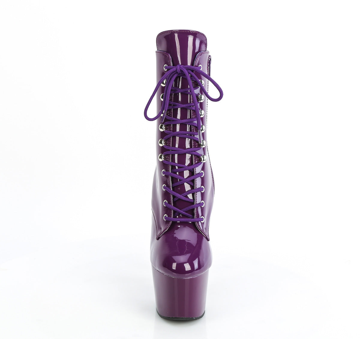 ADORE-1020 Pleaser Purple 7 Inch Exotic Platform Ankle Boots