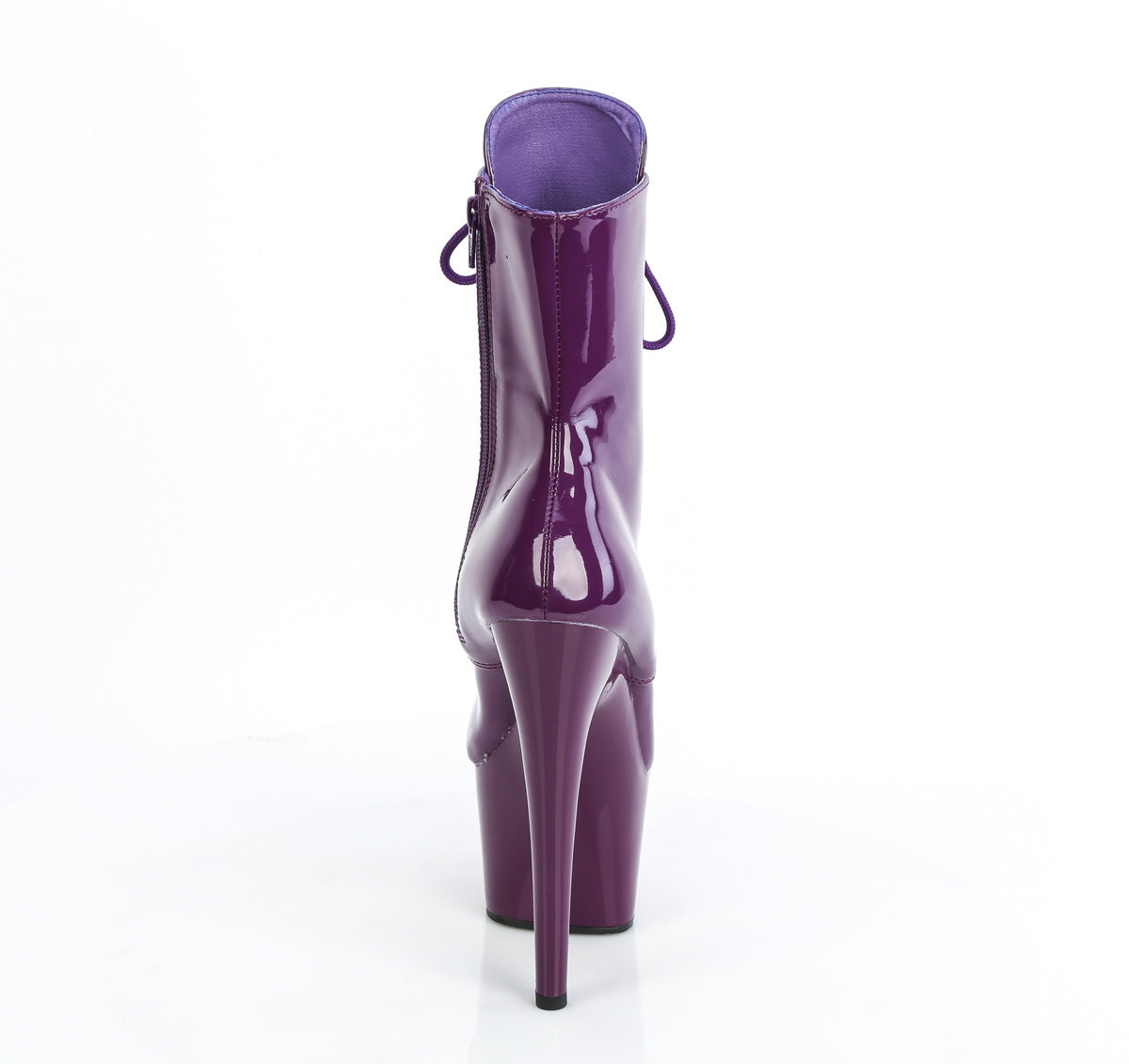 ADORE-1020 Pleaser Purple 7 Inch Exotic Platform Ankle Boots