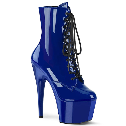 ADORE-1020 Pleaser Royal Blue 7 Inch Pole Dancing Ankle Boots