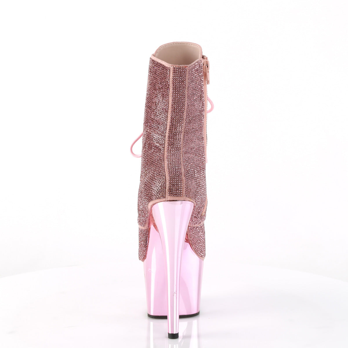 ADORE-1020CHRS Pleaser Baby Pink 7 Inch Pole Dancing Ankle Boots
