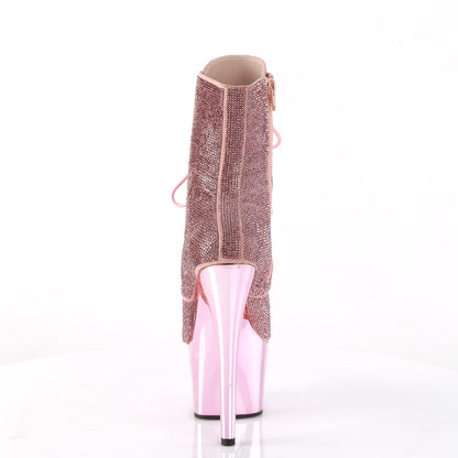 ADORE-1020CHRS Pleaser Baby Pink 7 Inch Pole Dancing Ankle Boots