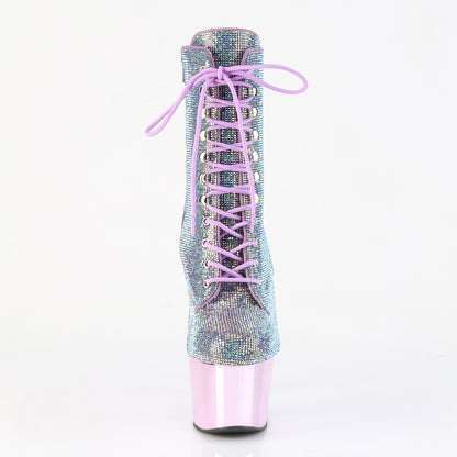 ADORE-1020CHRS Pleaser Lavender 7 Inch Exotic Dance Ankle Boots