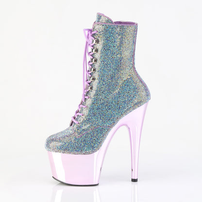 ADORE-1020CHRS Pleaser Lavender 7 Inch Exotic Dance Ankle Boots