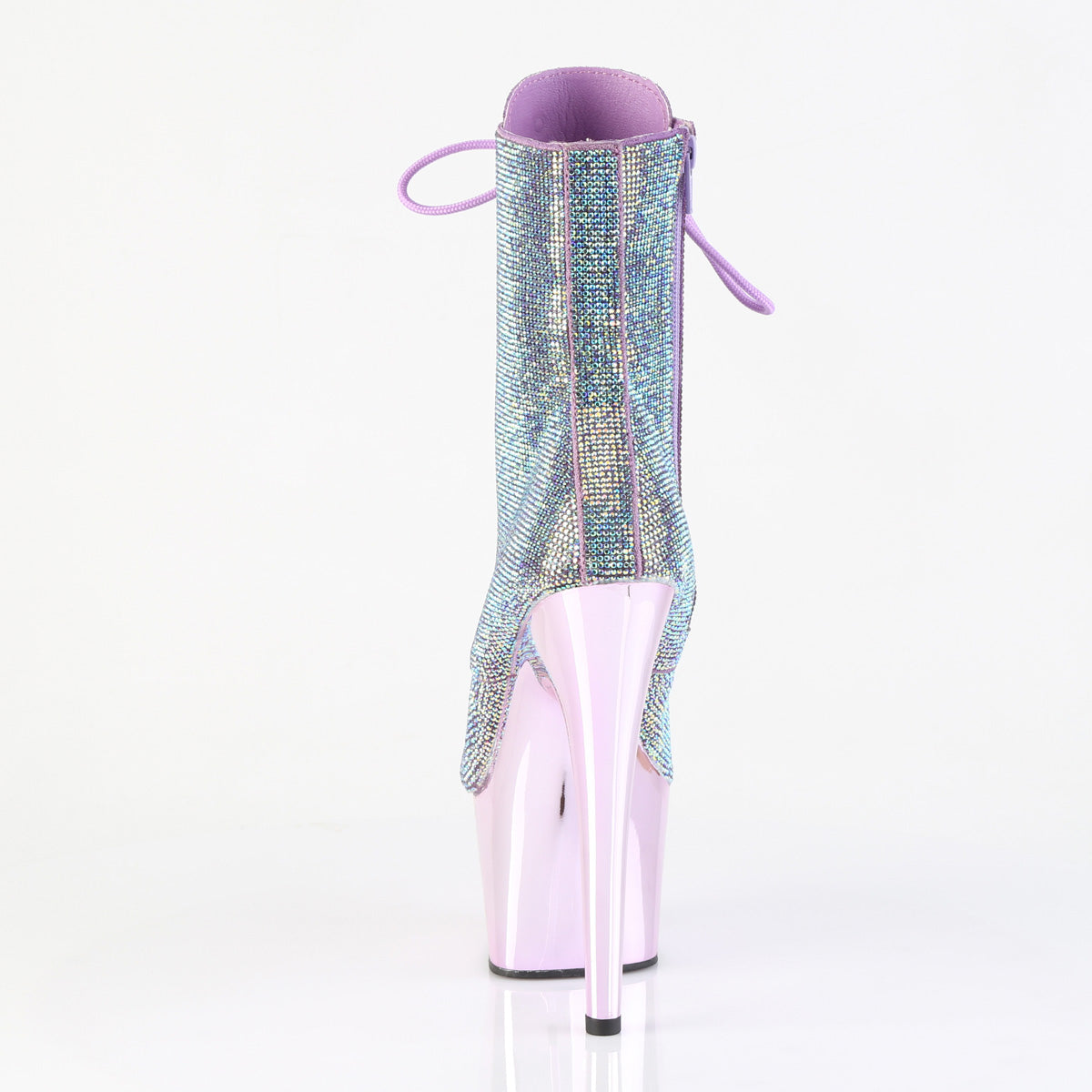 ADORE-1020CHRS Pleaser Lavender 7 Inch Exotic Dance Ankle Boots