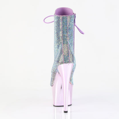 ADORE-1020CHRS Pleaser Lavender 7 Inch Exotic Dance Ankle Boots