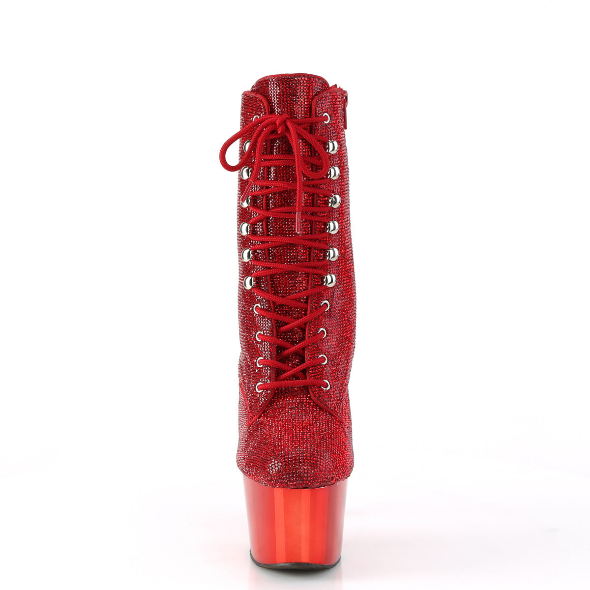 ADORE-1020CHRS Pleaser Red 7 Inch Exotic Dancing Ankle Boots