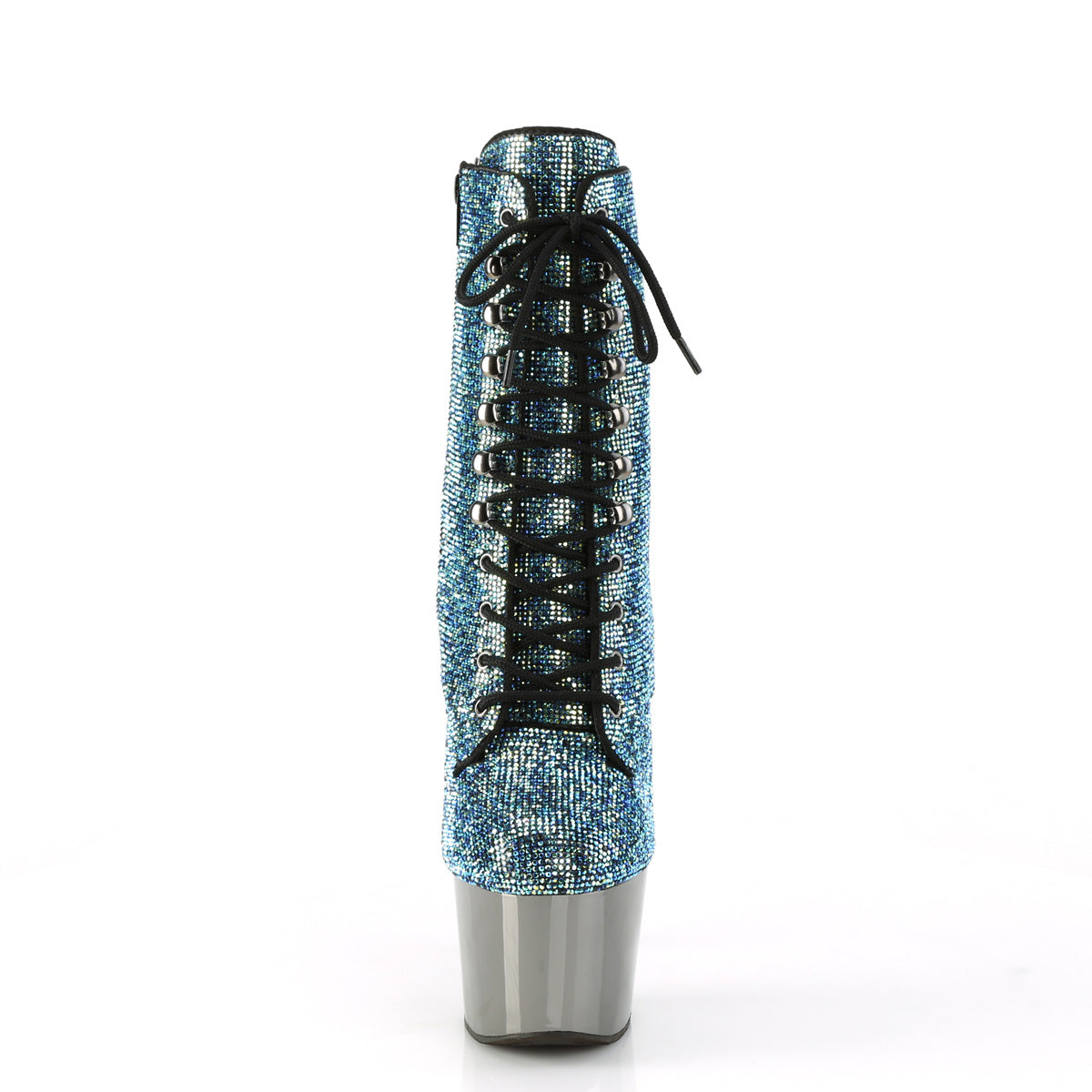 ADORE-1020CHRS Pleaser Turquoise 7 Inch Pole Dance Ankle Boots