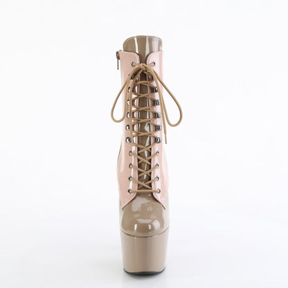 ADORE-1020DC Pleaser Dusty Pink 7 Inch Platform Ankle Boots