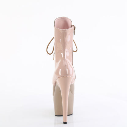 ADORE-1020DC Pleaser Dusty Pink 7 Inch Platform Ankle Boots