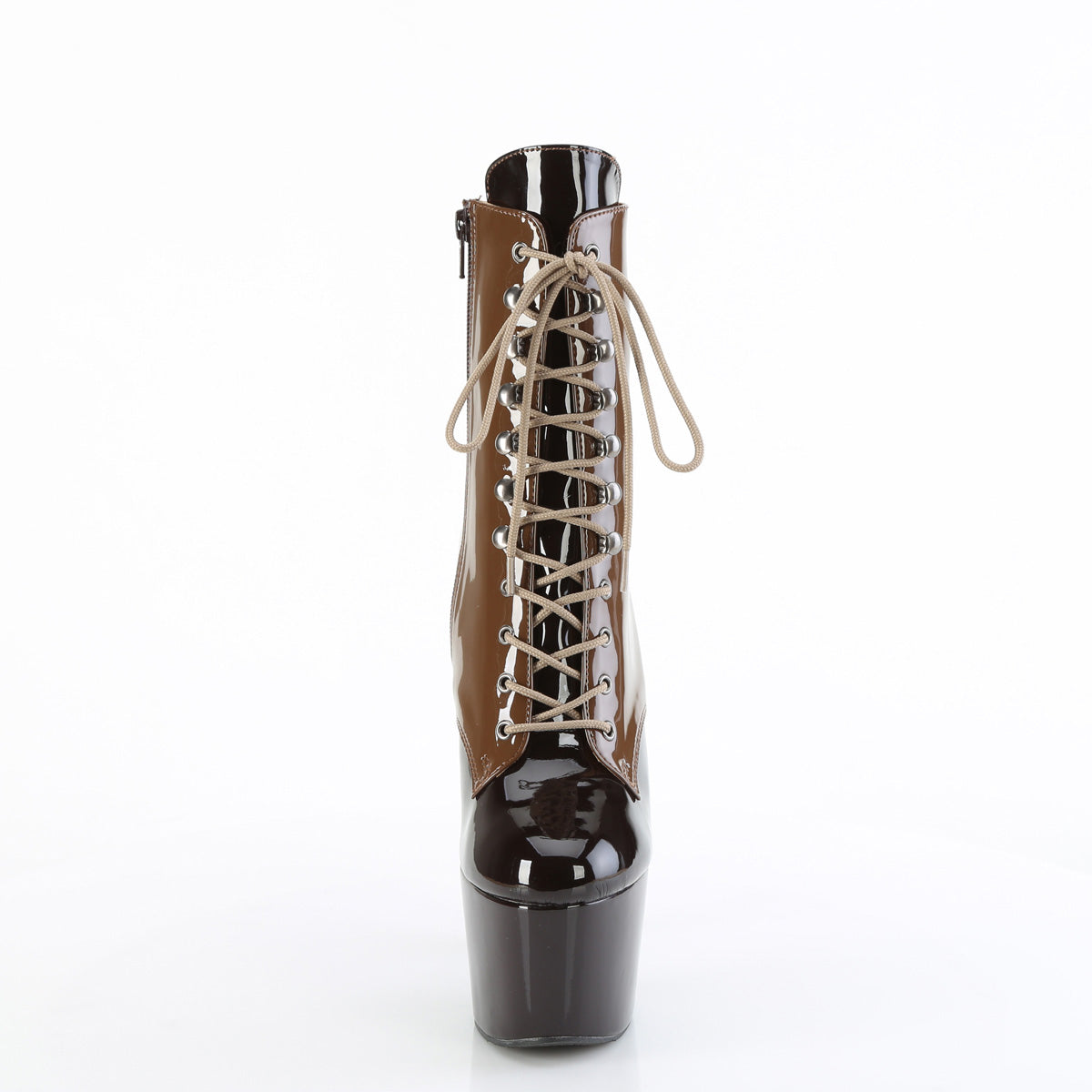 ADORE-1020DC Pleaser Mocha 7 Inch Pole Dancer Ankle Boots