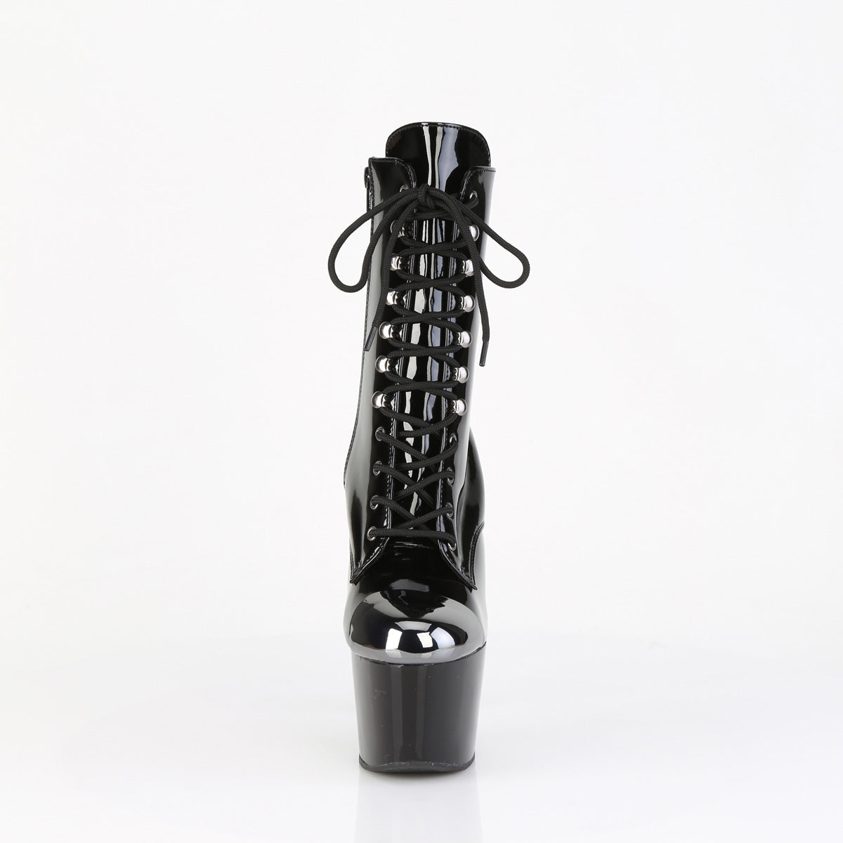 ADORE-1020ESC Pleaser Black 7 Inch Pole Heels Ankle Boots