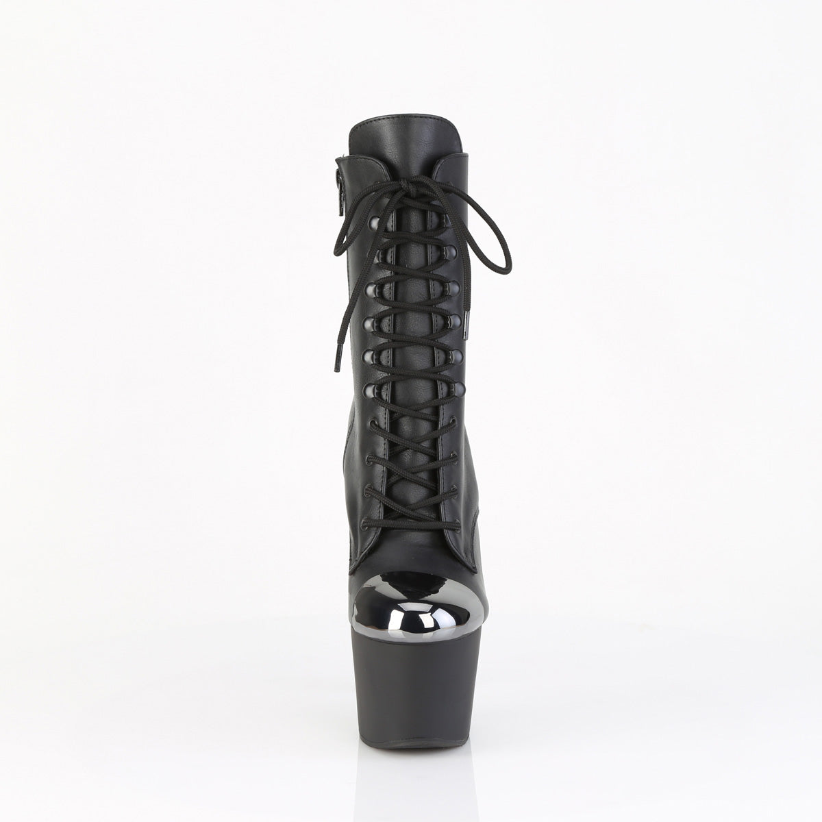 ADORE-1020ESC Pleaser Black 7 Inch Pole Dancer Ankle Boots