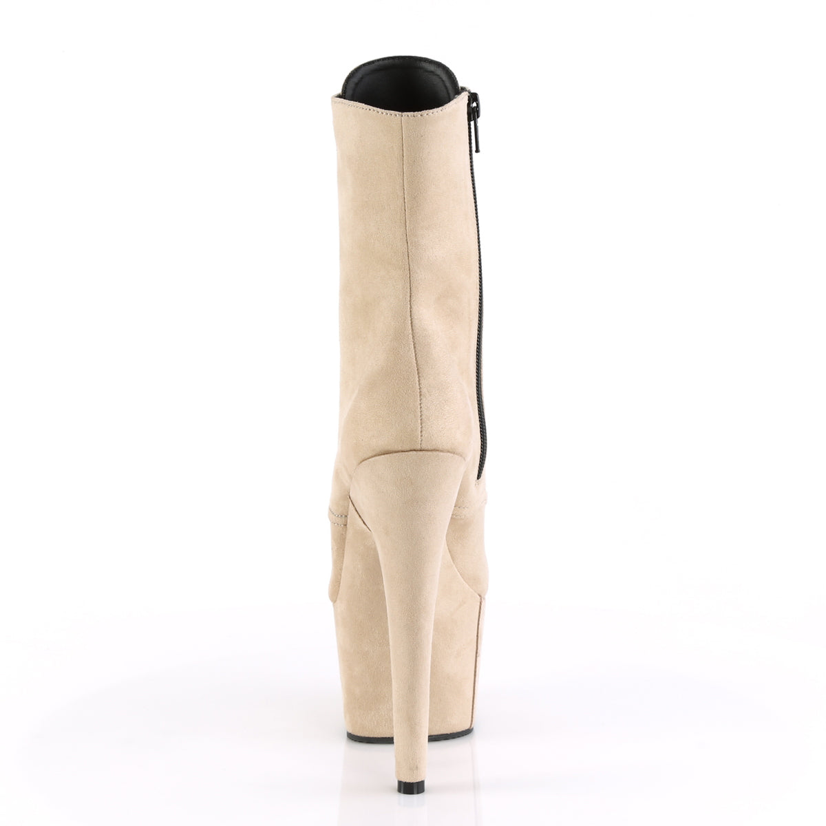 ADORE-1020FS Pleaser Beige 7 Inch Exotic Dancer Ankle Boots