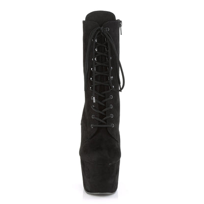 ADORE-1020FS Pleaser Black 7 Inch Exotic Dance Ankle Boots