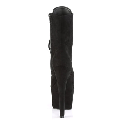 ADORE-1020FS Pleaser Black 7 Inch Exotic Dance Ankle Boots