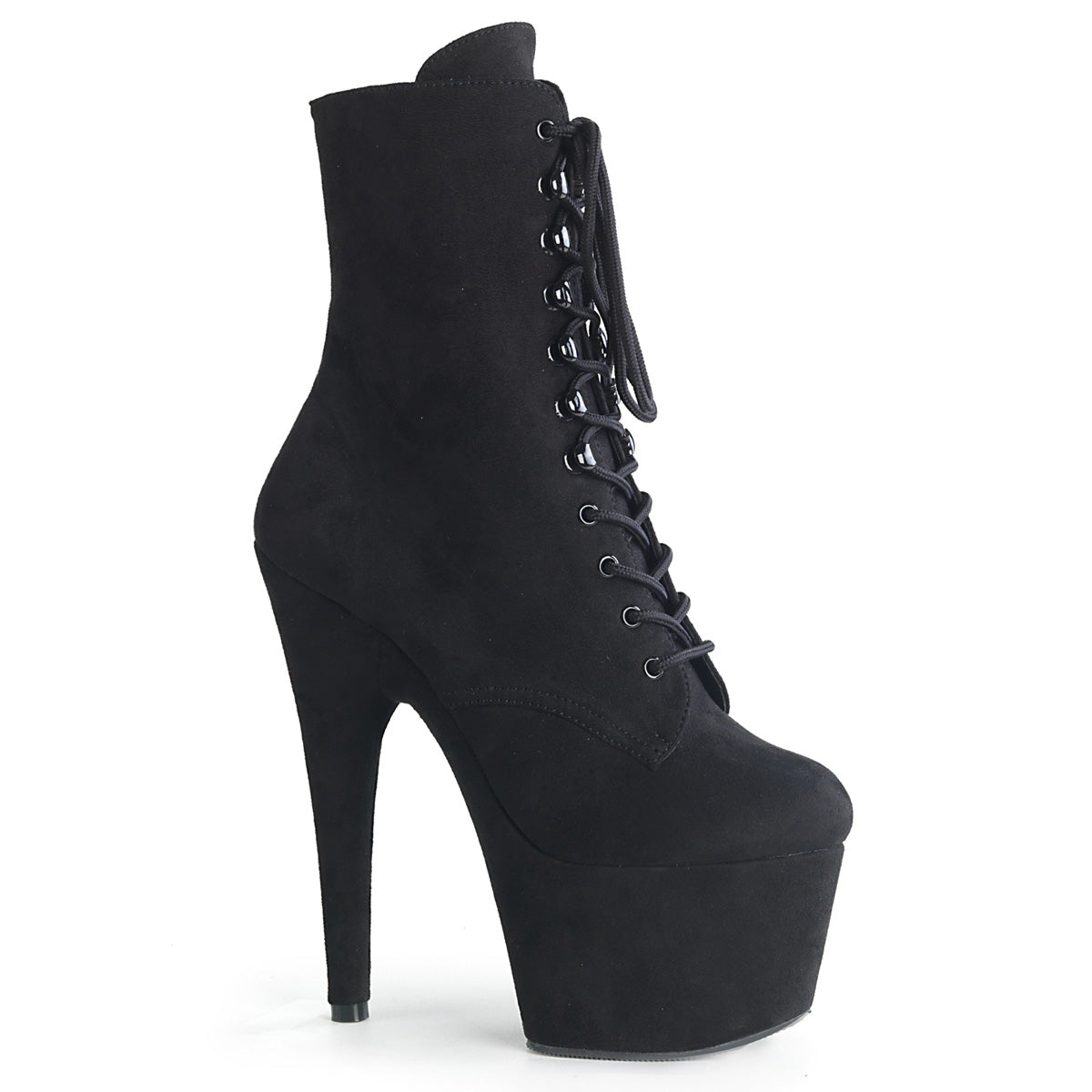 ADORE-1020FS Pleaser Black 7 Inch Exotic Dance Ankle Boots