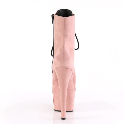 ADORE-1020FS Pleaser Baby Pink 7 Inch Fetish Ankle Boots