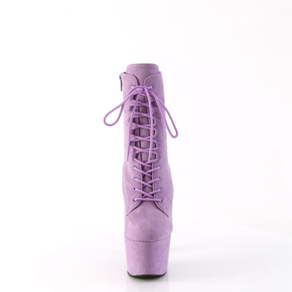 ADORE-1020FS Pleaser Lavender 7 Inch Exotic Dancer Ankle Boots