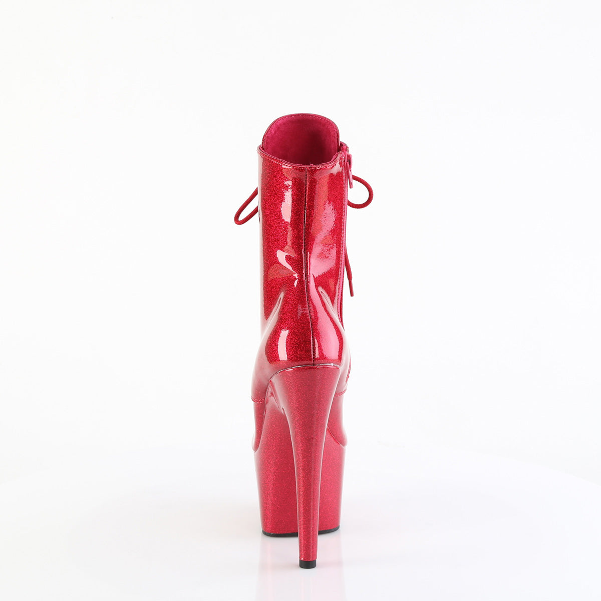 ADORE-1020GP Pleaser Fuchsia 7 Inch Glitter Glamour Ankle Boots