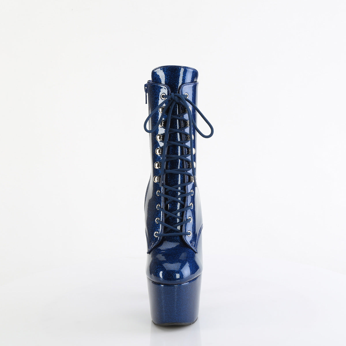 ADORE-1020GP Pleaser Navy Blue 7 Inch Pole Dance Ankle Boots