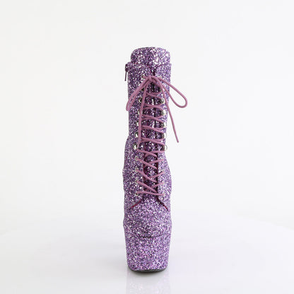 ADORE-1020GWR Pleaser Lavender 7 Inch Pole Dancer Ankle Boots