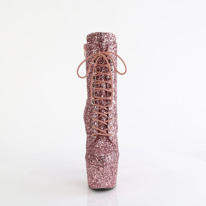 ADORE-1020GWR Pleaser Rose Gold 7 Inch Pole Dancing Ankle Boots
