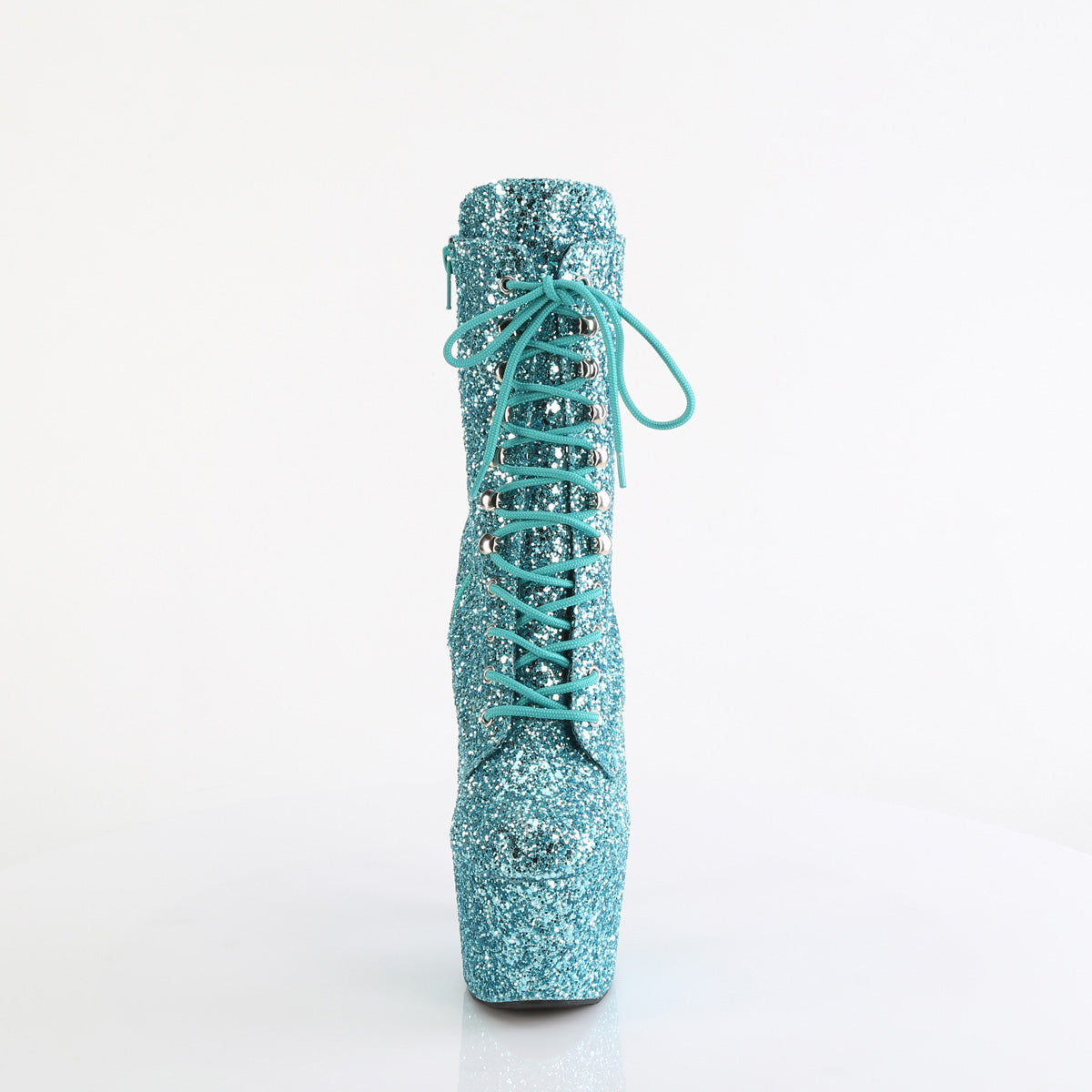 ADORE-1020GWR Pleaser Turquoise 7 Inch Exotic Dance Ankle Boots